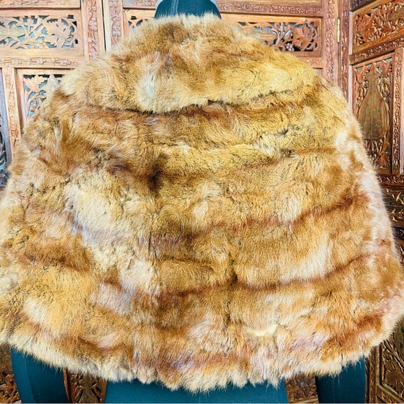 Vintage Hochschild, Kohn & Co 1940’s - 1950’s Elegant Brown Mink Fur Stole Shawl - Picture 7 of 10